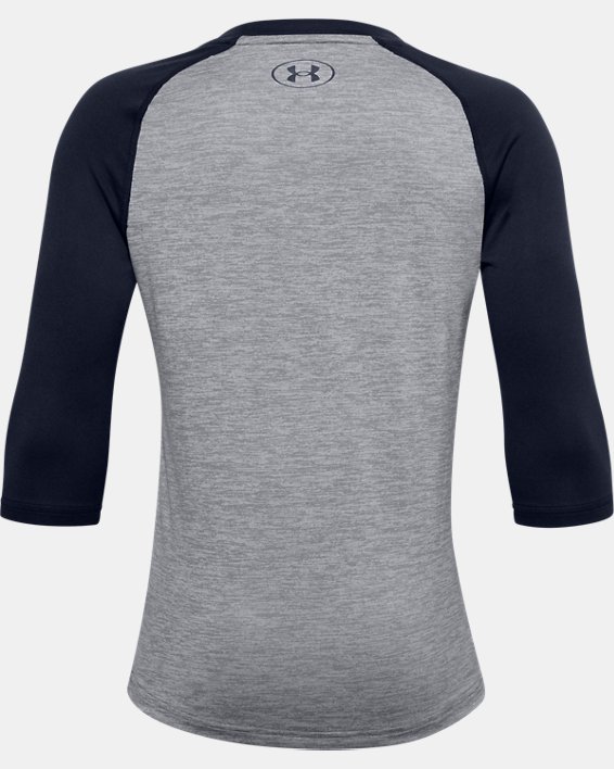 Boys' UA Utility ¾ Sleeve Shirt, Gray, pdpMainDesktop image number 1